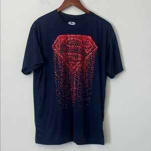 Superman Blue Dri-Fit Graphic T-Shirt